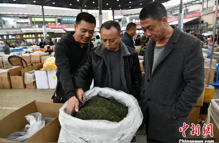 四川名山：世界茶都茶叶交易市场交易量激增