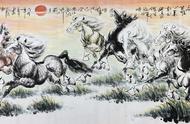 陈天祥老师的书画王国——深度解析国画八骏图的创作心路